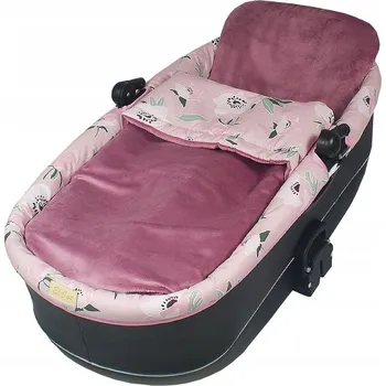 SADA DO KORBIČKY KOČÁRKU POVLEČENÍ+ZAVINOVAČKA+MATRACE MB