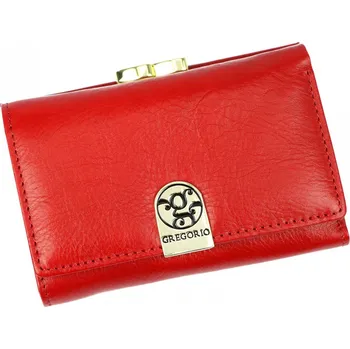 Dámská kožená peněženka červená - Gregorio Claudinna červená