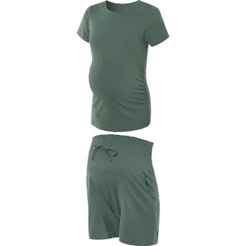 Dámské pyžamo esmara® Těhotenské pyžamo s BIO bavlnou (zelená, XL(48/50))