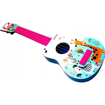 Hudební nástroj pro děti VELKÁ KYTARA pro děti SUPER UKULELE 55 cm