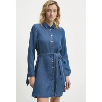 Dámské šaty Šaty Answear.LAB modrá barva, mini JD592.hms 55X, vel. S