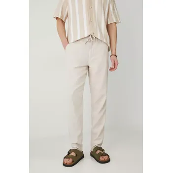Pánské kalhoty Kalhoty s příměsí lnu Medicine RS25.SPM081 béžová 08M, vel. XXL