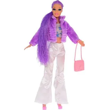 Panenka Mikro Trading Panenka módní s vlasy měnící barvu a doplňky 29 cm