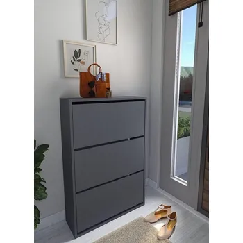 Botník Výklopný botník MAYER barva antracit