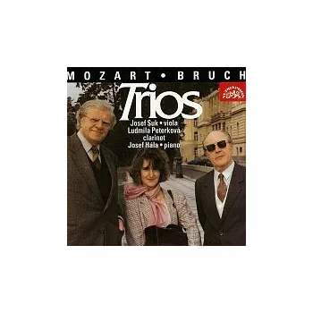 Česká hudba Ludmila Peterková, Josef Suk, Josef Hála – Bruch, Mozart: Tria pro klarinet, violu a klavír