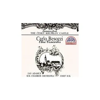 Česká hudba Jan Adamus, Sukův komorní orchestr, Josef Suk – Besozzi: Poklady z Českého Krumlova. Koncerty pro hoboj a orchestr