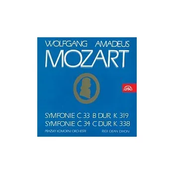 Česká hudba Pražský komorní orchestr, Dean Dixon – Symfonie č. 33 B dur K. 319, č. 34 C dur, K. 338