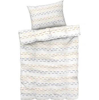 Povlečení LIVARNO home Saténové ložní povlečení, 140 x 200 cm, 70 x 90 cm (linie)