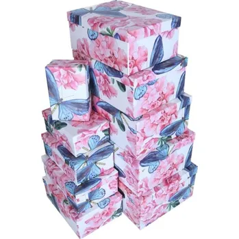 Dárkové krabičky sada 10ks, 25P017