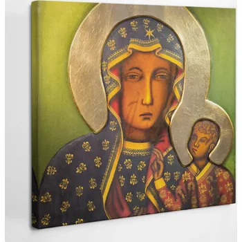 Obraz Dekorace Canvas Plátno jako Dárek Madona s Ježíškem 40x40 cm