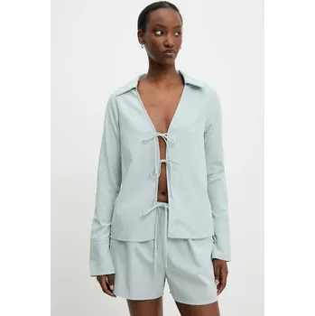 Košile Answear.LAB LWT.272KITGR.ums zelená 77X, vel. M