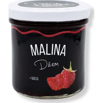 Dobroty z hor Džem Malina - máta Hmotnost balení: 155 g