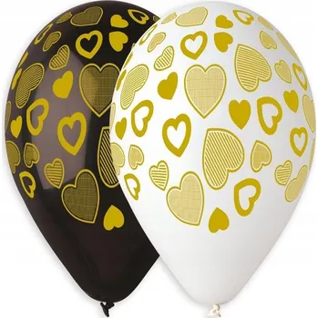Balónek Latexové balónky Gemar, srdce, 33 cm 5 kusů