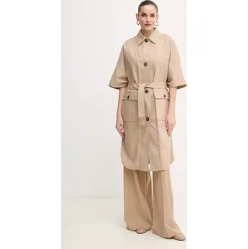 Dámský kabát Bavlněný kabát Marciano by Guess CINDY 5GGL02.7293A béžová 80X, vel. 36