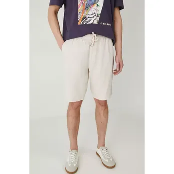 Pánské kraťasy Šortky s příměsí lnu Medicine RS25.SZM081 béžová 08M, vel. XXL