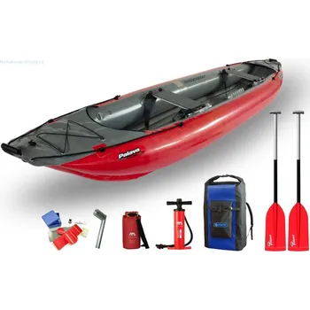 Kajak KANOE PÁLAVA GUMOTEX výhodný set Červená