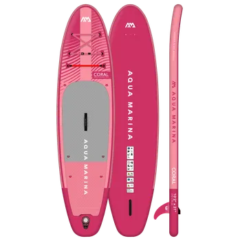 Paddleboard Paddleboard AQUA MARINA Coral 10'2''x31''x5'' RASPBERRY-Rozbaleno