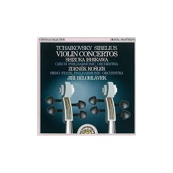 Česká hudba Shizuka Ishikawa, Česká filharmonie, Zdeněk Košler – Čajkovskij, Sibelius: Houslové koncerty D dur a d moll