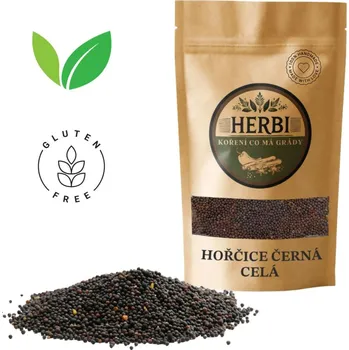 Koření Herbi Hořčice černá celá, 50 g – pálivá a aromatická síla pro kuchyni