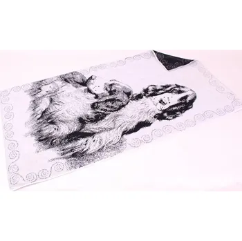 frolen Ručník kokršpaňel - černý velikost:: 75/140 cm