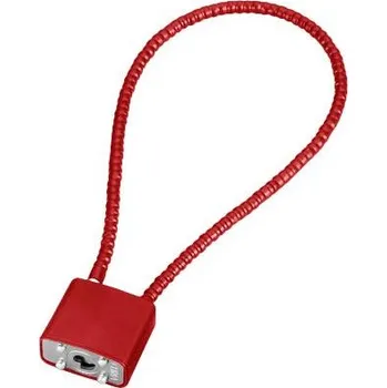 Sada nářadí Lock with steel cable Partizan Tactical LC85 Red 5611