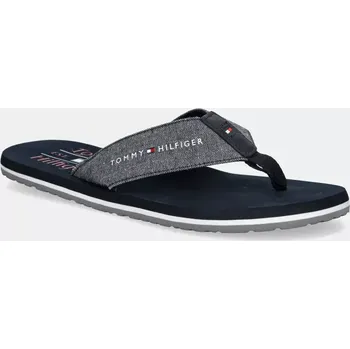 Pánské žabky Žabky Tommy Hilfiger CHAMBRAY BEACH SANDAL FM0FM05570 námořnická modř 59X, EUR 40