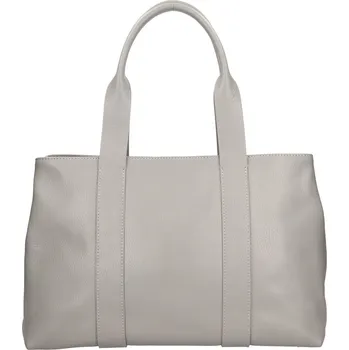 Kabelka Dámská kožená kabelka Italia Marlen - šedá