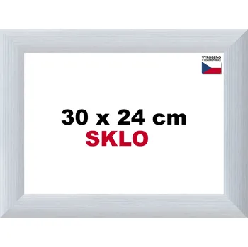 Rám na obraz BFHM Alaska hliníkový rám 30x24cm - stříbrný