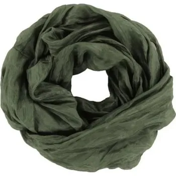 Šátek Hedvábný šátek loop-scarf Kiana olive, Lasessor Finsko Olivová