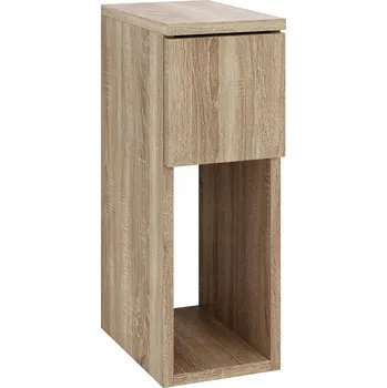 Noční stolek NOČNÍ STOLEK ÚZKÝ SE ZÁSUVKOU, noční stolek s poličkou, rozměry: 20 x 30 x 55 cm