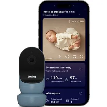 chůvička Owlet Cam 2 Bedtime Blue