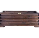 Dřevěný truhlík GREENSpot Timber 100x35 cm - tmavý palisandr