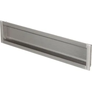 Nábytkové kování - Úchytka Malena zápustná imitace nerezi Rozteč: 192 mm