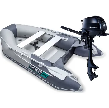 Člun Komplet Gladiator AK280 AD a Tohatsu MFS 3,5C S