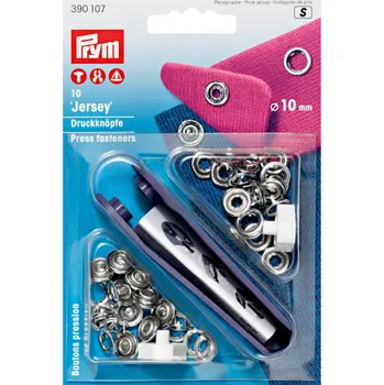 Knoflík Knoflík stiskací JERSEY 10 mm (10 Ks)