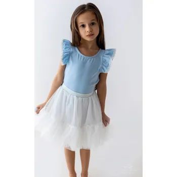 Dívčí oblečení Dívčí světle modrá blůzka- Lily Grey 128 / 8 let