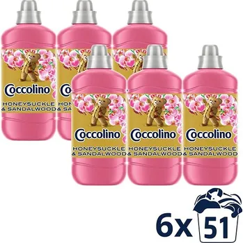 Aviváž COCCOLINO Honeysuckle & Sandalwood 6 × 1275 ml