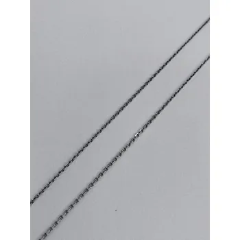 Řetízek Zlatý řetízek z bílého zlata anker