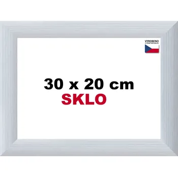 Rám na obraz BFHM Alaska hliníkový rám 30x20cm - stříbrný