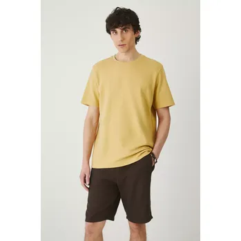 Pánské tričko Bavlněné tričko Medicine pánské, žlutá barva RS25.TSM080 11X, vel. L