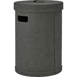 Tmavě šedý koš na prádlo z umělé kůže Sahla M – Blomus ID_1741904