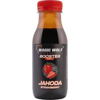 Boilies Magic Wolf Booster 300g - Jahoda