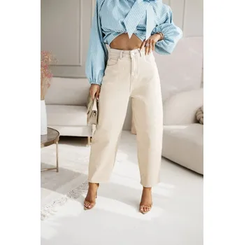 Pánské džíny Balonové jeans béžové Jeans: XS/34