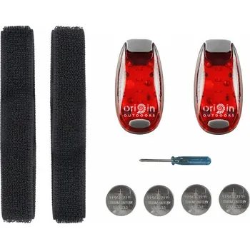 Svítilna Origin Outdoors LED Clip Light červená 2 kusy