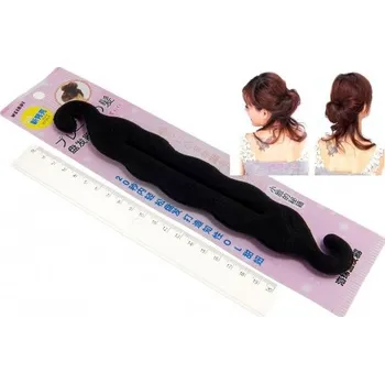 Pomůcka - twister na tvorbu účesu drdolu černá po607B