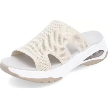 Dámské pantofle Dámské nazouváky RIEKER W3150-60 béžová S5 42