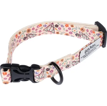 Obojek pro psa Warner Bros Harry Potter obojek Relikvie smrti, béžový, vel. L: obvod krku 35 - 56 cm, šířka 20 mm pro psy