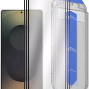 Telefonní příslušenství AlzaGuard 2.5D Glass EasyFit DustFree pro Samsung Galaxy S25 Ultra