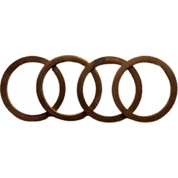 Vrták Měděná PODLOŽKA pod VRTÁK 1 1/4 UNCE SADA 4 KUSŮ