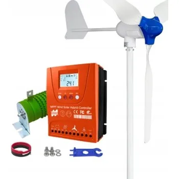 Vrták VĚTRNÁ ELEKTRÁRNA Max 2000W 2KW BREEZE TECH + KONTROLÉR BLUETOOTH 12/24/48V